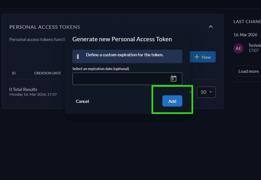 Create Service Account